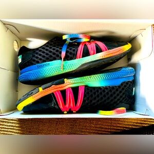 PRIDE Stellasport Adidas Ively Rainbow Gradient Sneakers by Stella McCartney